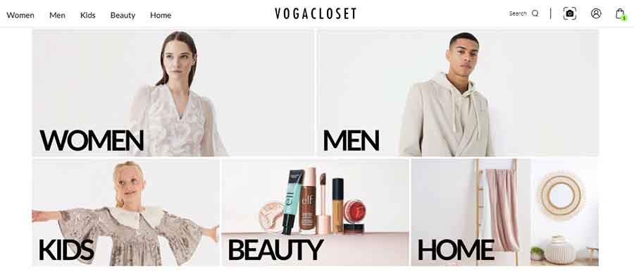 VogaCloset UAE Online Shopping using Coupon Code