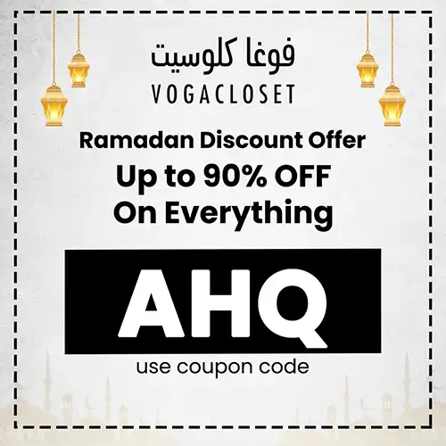 VogaCloset Ramadan Sale 2026 - Exclusive 80% Discount Offer using Coupon Code AHQ