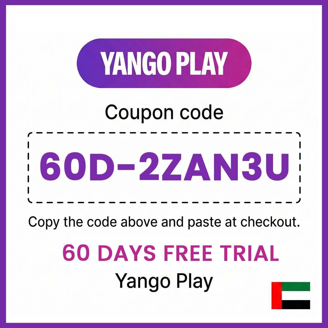 Verified Yango Play Promo Code July 2026 Yango Play 60 days free trial coupon code 60D-2ZAN3U activation offer UAE