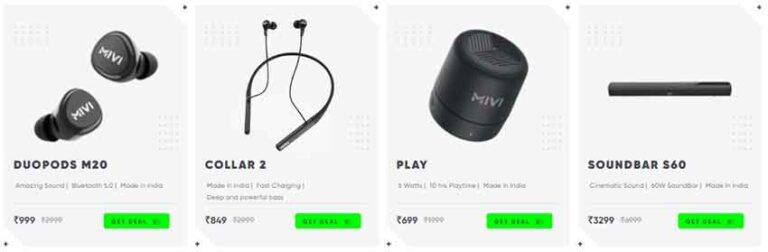 Mivi Coupons Code Oct 2022 70 + Rs.100 Off Promo Code