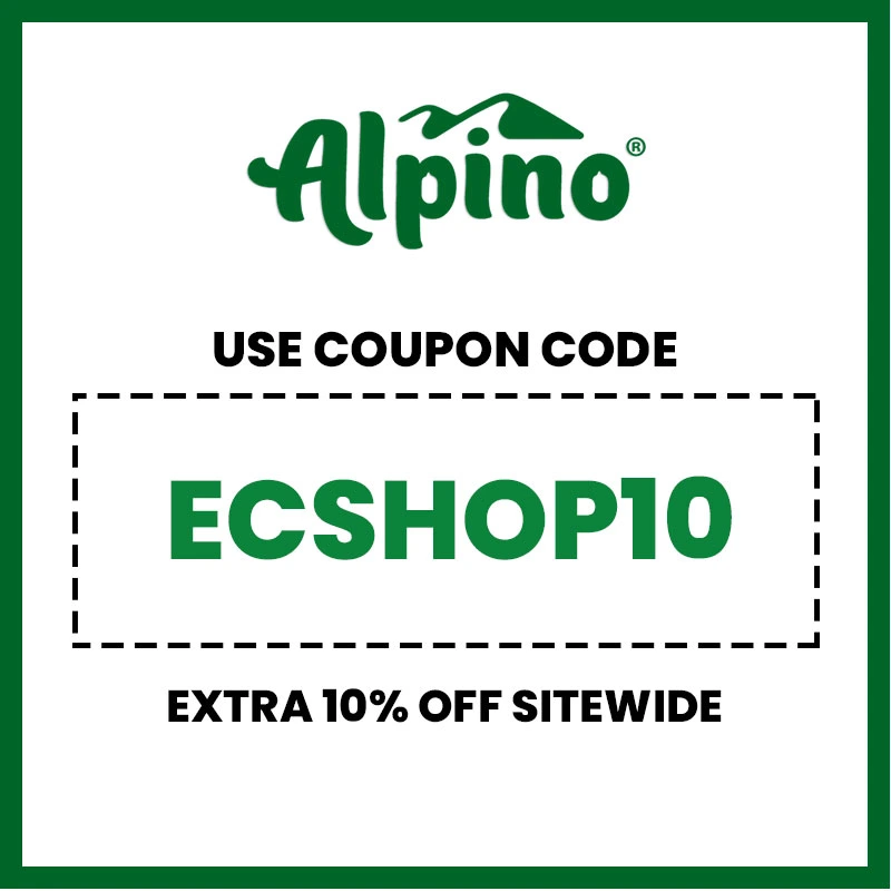 Alpino Coupon Code India ECSHOP10 Extra 10% OFF